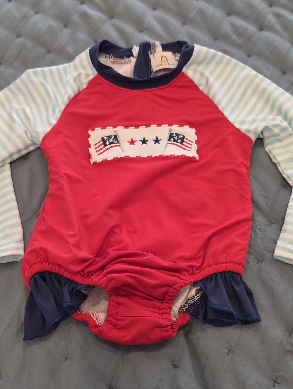 Abby & Evie Rashguard Swimsuit Size 2